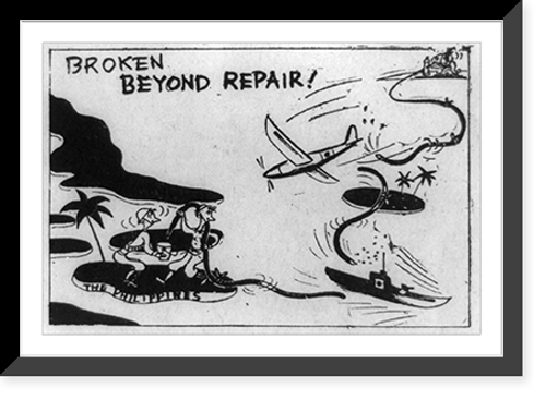 Historic Framed Print, Broken beyond repair!,  17-7/8" x 21-7/8"
