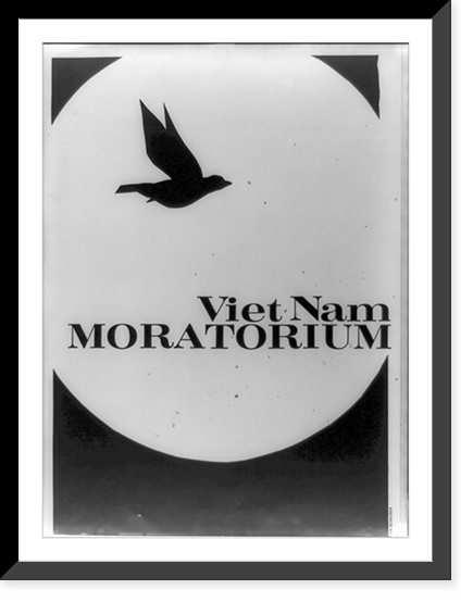 Viet Nam moratorium.John Scheider ; sponsored by Ad Hoc Federal Employees Moratorium Committee, Historic Print
