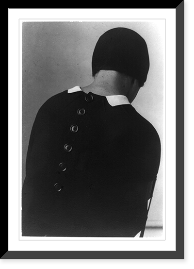 Dorothy Norman, half-length portrait, from rear, Historic Reproduction