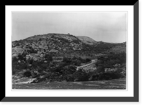 Historic Framed Print, [Mt. Effefe, Matopos, Rhodesia],  17-7/8" x 21-7/8"