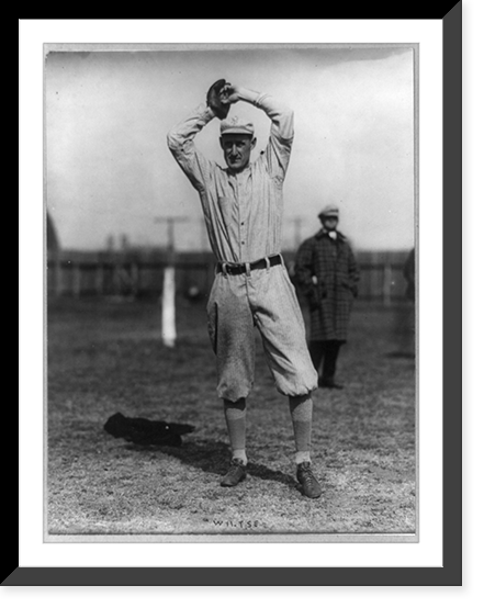 George Leroy Hooks" Wiltse, of the New York (NL) baseball team, winding up for pitch" Classic, Vintage Print