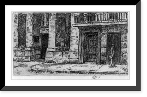 Historic Framed Print, [General Jackson's house, New Orleans],  17-7/8" x 21-7/8"
