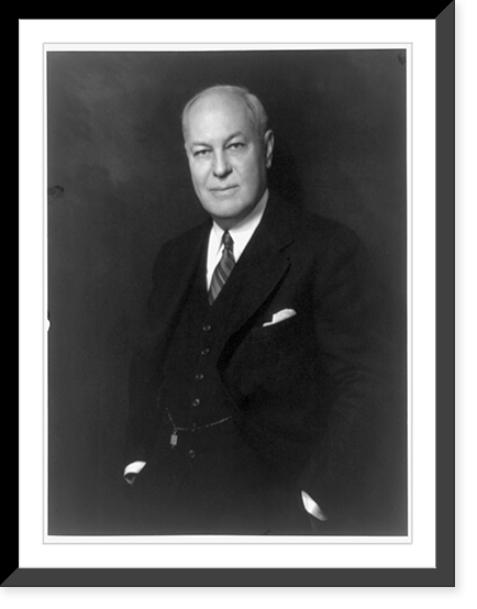 Hon. Fritz Lanham, half-length portrait, facing front, hands in pockets, Historic Reproduction