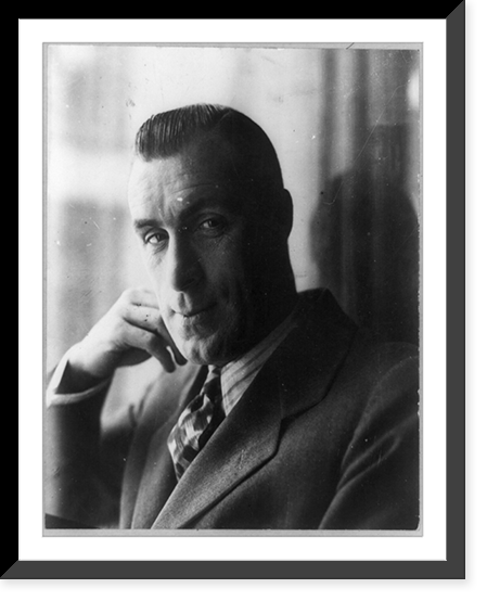 William Tilden, Jr., tennis champion, head-and-shoulders portrait, facing left, Antique Print