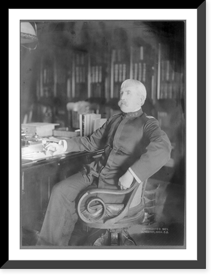 P.M. O'Reilly, Surgeon General, three-quarter length portrait, seated at desk, facing left, Vintage Wall Art
