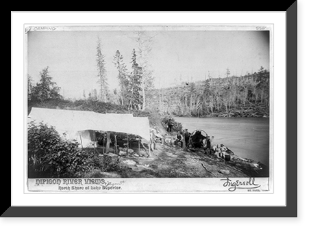 Nipigon River views, North Shore of Lake Superior.Ingersoll, St. Paul. Classic, Vintage Poster
