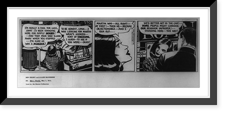Mary Worth. I'm really a fool for luck, John!"", Vintage Print