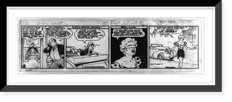 Li'l Abner. Ah hated t'bash in th' door, but if th' doctuh don't op'rate on Daisy Mae in th' next few", Antique Print
