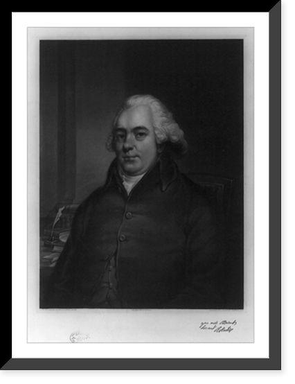 Robert Raikes, half-length portrait, seated, facing front.engraved by A. Gilchrist Campbell, N.Y, Historic Print