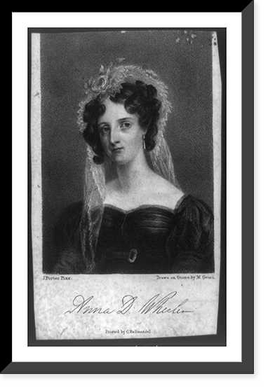 Anna D. Wheeler.drawn on stone by M. Gauci ; J. Porter, pinx, Antique Print