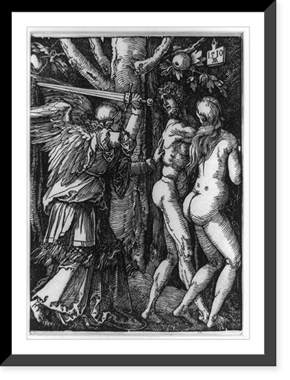 Historic Framed Print, [Small Passion. The expulsion from Paradise].AD.,  17-7/8" x 21-7/8"