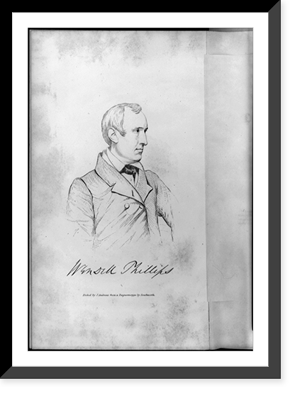 Wendell Phillips, 1811-1884, Historic Print