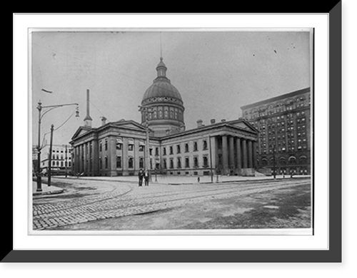 Historic Framed Print, Old court house, St. Louis, Mo.,  17-7/8" x 21-7/8"