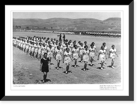 Turkish girls under the Republic, Vintage Poster