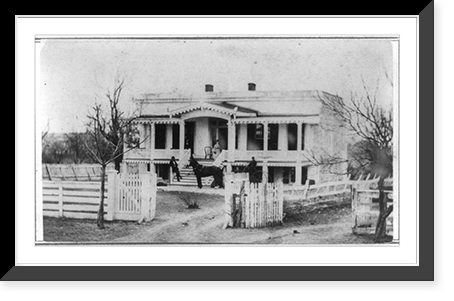 Gustav Blersch house, 213 Washington St., San Antonio, Texas, Vintage Poster