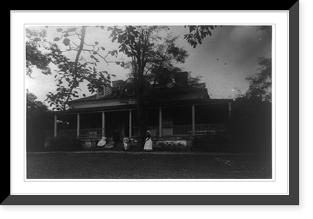 Historic Framed Print, [Herman Hollerith, 1860-1929: South front of his home, Normanstone,  at 3100 Massachusetts Ave., N.W., Washington, D.C.],  17-7/8" x 21-7/8"
