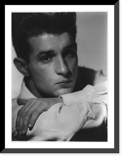 William Kapell, head-and-shoulders portrait, arms folded, facing slightly right, Vintage Wall Art