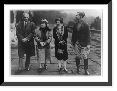 Distinguished guests and hosts - the Fords visit the Astors in England, Antique Wall Art