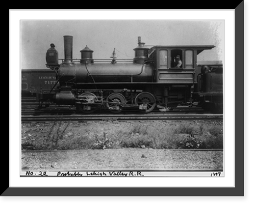 Historic Framed Print, Probably Lehigh Valley R.R.,  17-7/8" x 21-7/8"
