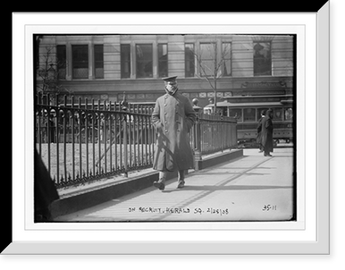 Recruiter, Herald Square, New York - 2, Antique Print