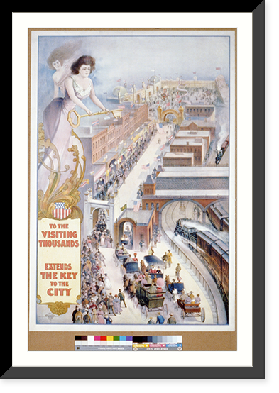 To the Visiting Thousands ___ Extends the Key to the City Classic, Antique Poster