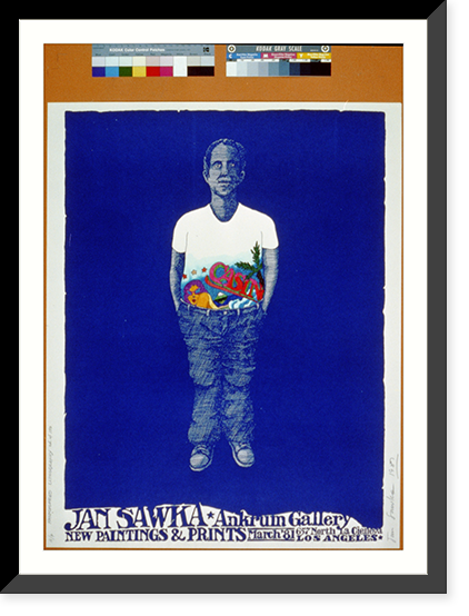 Jan Sawka, Ankrum Gallery, new paintings and prints, March '81, Vintage Print