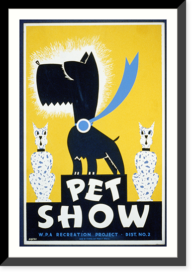 Pet show WPA recreation project, Dist. No. 2.Gregg, Antique Wall Art