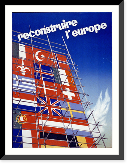 Reconstruire l'Europe Classic, Historic Print