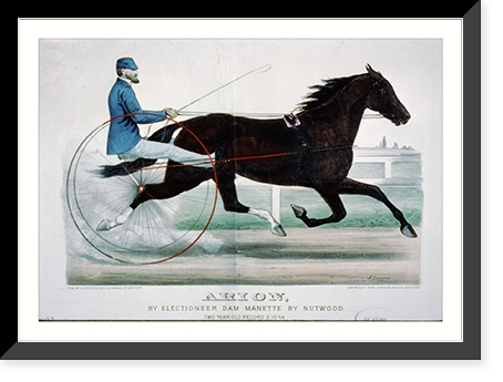 Historic Framed Print, Arion: by Electioneer, dam Manette by Nutwood,  17-7/8" x 21-7/8"