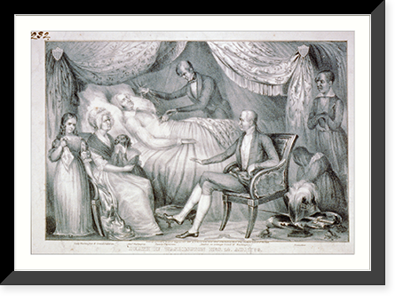 Death of Washington Dec. 14. AD. 1799, Vintage Poster