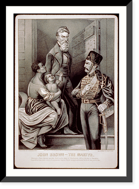 Historic Framed Print, John Brown. the martyr - 2,  17-7/8" x 21-7/8"