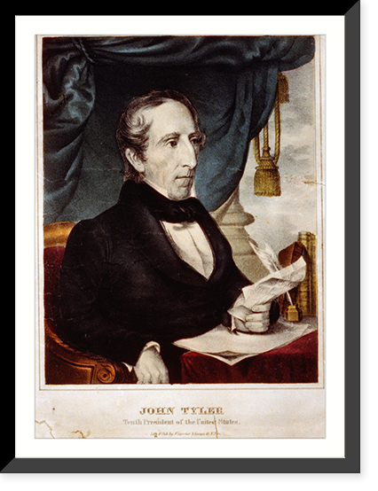 John Tyler: tenth president of the United States, Antique Wall Art