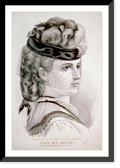 Historic Framed Print, Just my style,  17-7/8" x 21-7/8"