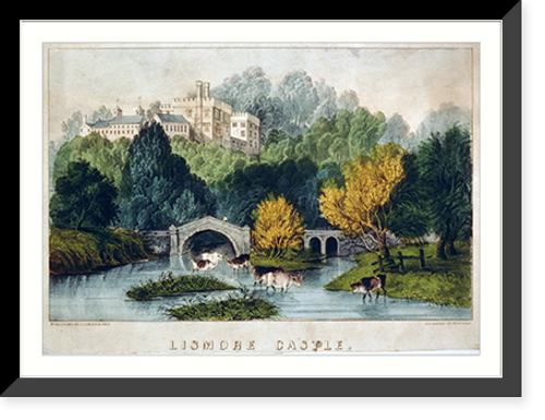 Historic Framed Print, Lismore Castle: County Waterford,  17-7/8" x 21-7/8"