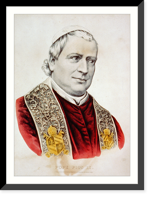 Historic Framed Print, Pope Pius IX,  17-7/8" x 21-7/8"