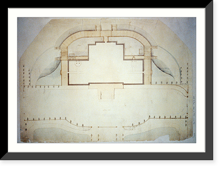 United States Capitol grounds, Washington, D.C. Site plan, footprint, landscaping - 2, Vintage Wall Art