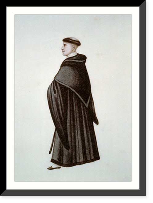 Historic Framed Print, [Franciscan monk, Peru] - 2,  17-7/8" x 21-7/8"