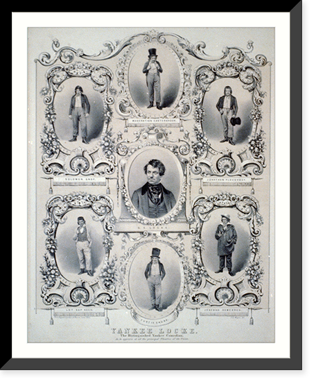 Yankee Locke. The distinguished yankee comedian; as he appears at all the principal theatres of the union, Vintage Wall Art