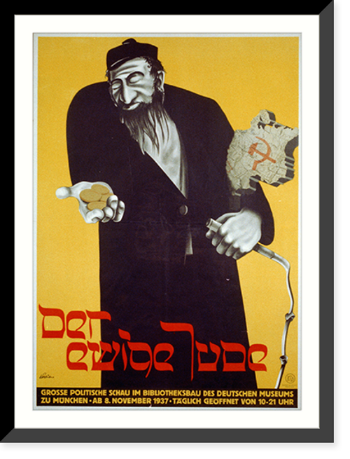 Historic Framed Print, Der Ewige Jude - 2,  17-7/8" x 21-7/8"