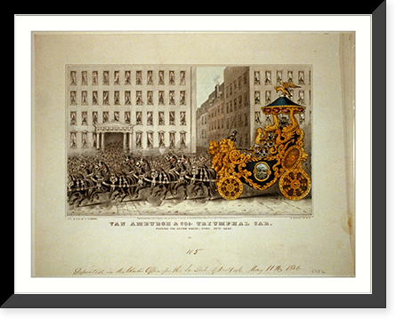 Vintage Building Photo - Van Amburgh & Cos, 1846 - Antique Wall Decor Print