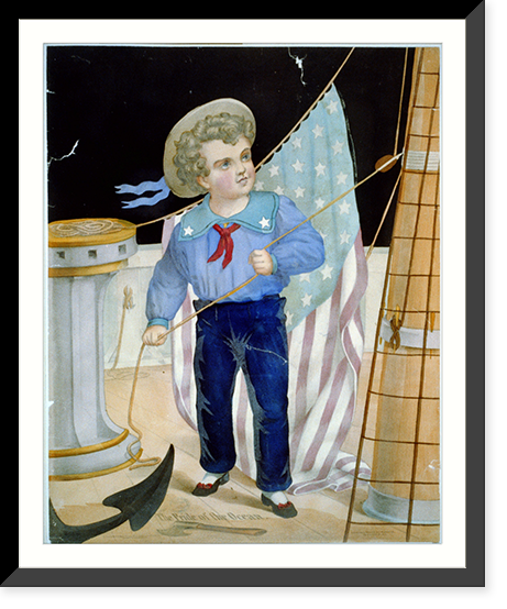 The pride of the ocean.H. Breul, Vintage Wall Art
