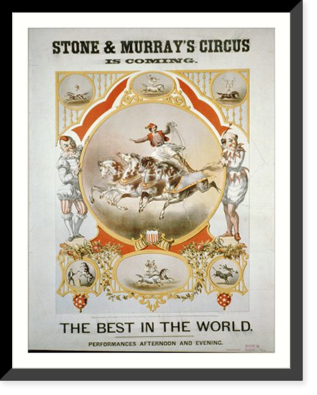 Stone & Murray's Circus is coming. The best in the world - 2 Classic, Vintage Print