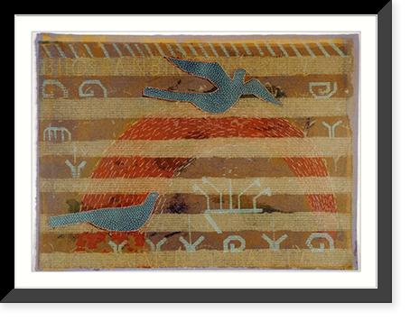 Rain birds.M. Earle, Antique Print