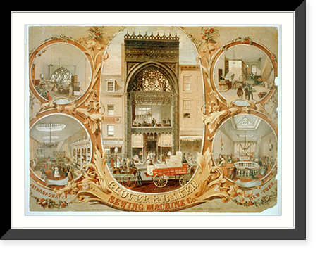 Grover & Banker Sewing Machine Co. 495 Broadway New York - 2, Historic Reproduction