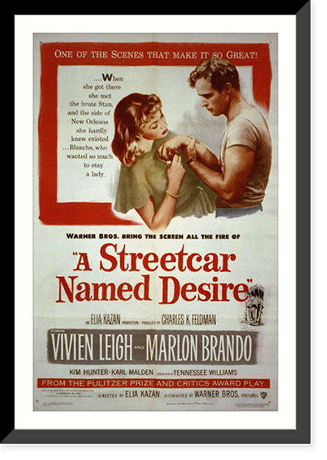 Historic Framed Print, A Streetcar named desire,  17-7/8" x 21-7/8"