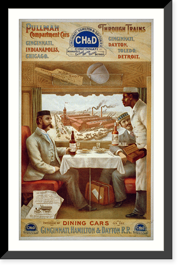 Antique Architecture - Cincinnati - Pullman compartment cars through