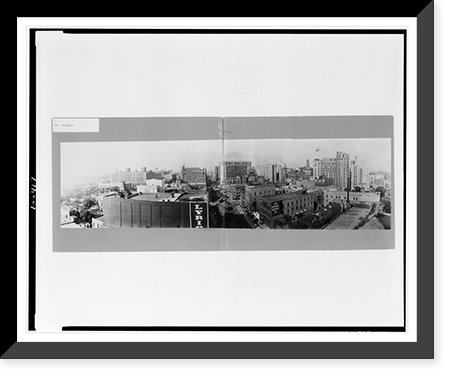 Panorama of Minneapolis, Minnesota.Johnson Co., Mpls, Historic Print