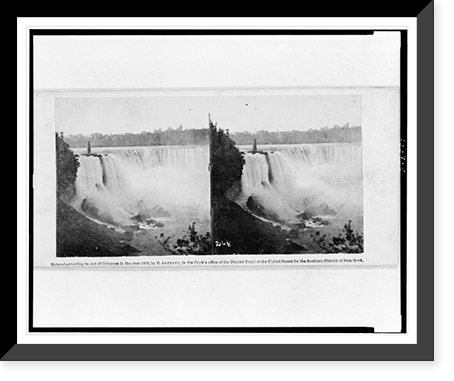 The first engine and train in America, Vintage Print