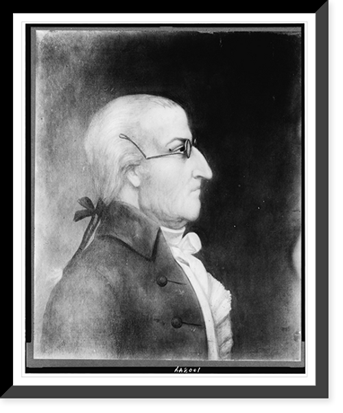 Historic Framed Print, [Benjamin Chew, head-and-shoulders portrait, facing right],  17-7/8" x 21-7/8"