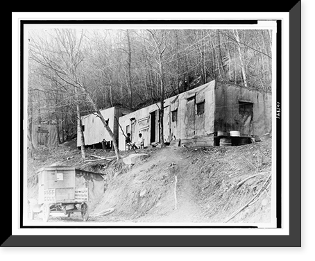 On a Kentucky mountainside a small farmer has built this home. Hundreds of makeshift homes like these, and rural cabin homes, housed beneficiaries of Red Cross drought relief help Antique Wall Art